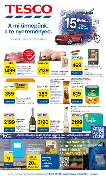 Újság TESCO - 2025.09.04 - 2025.09.10.