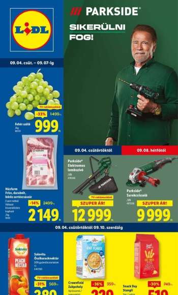 Újság Lidl - 2025.09.04 - 2025.09.10.