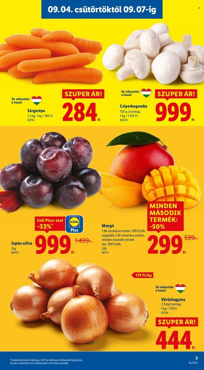 Lidl akciós újságok - 2025.09.04 - 2025.09.10. Oldal 7