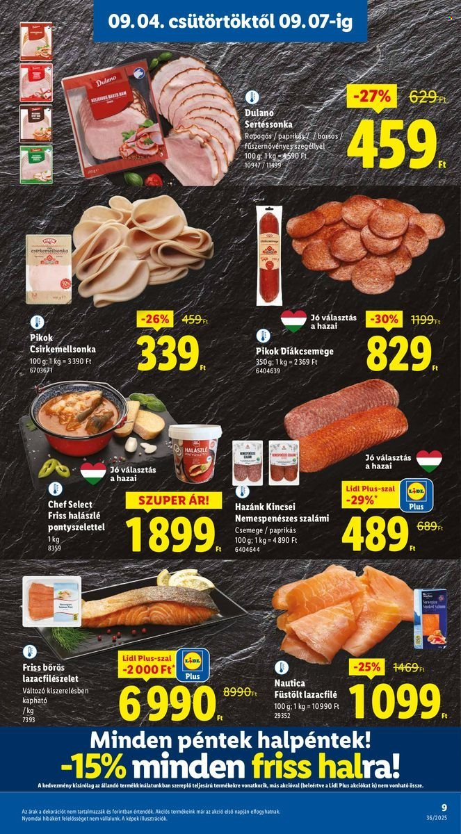 Lidl akciós újságok - 2025.09.04 - 2025.09.10. Oldal 9