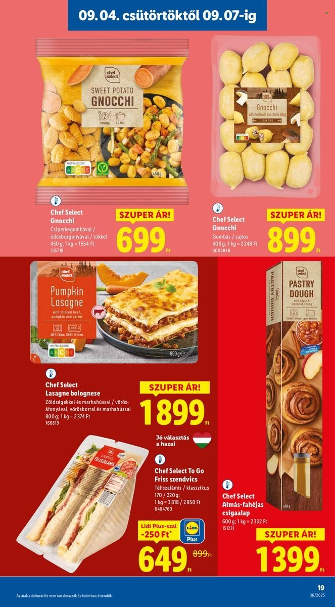 Lidl akciós újságok - 2025.09.04 - 2025.09.10. Oldal 19