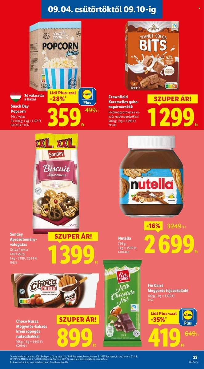 Lidl akciós újságok - 2025.09.04 - 2025.09.10. Oldal 23