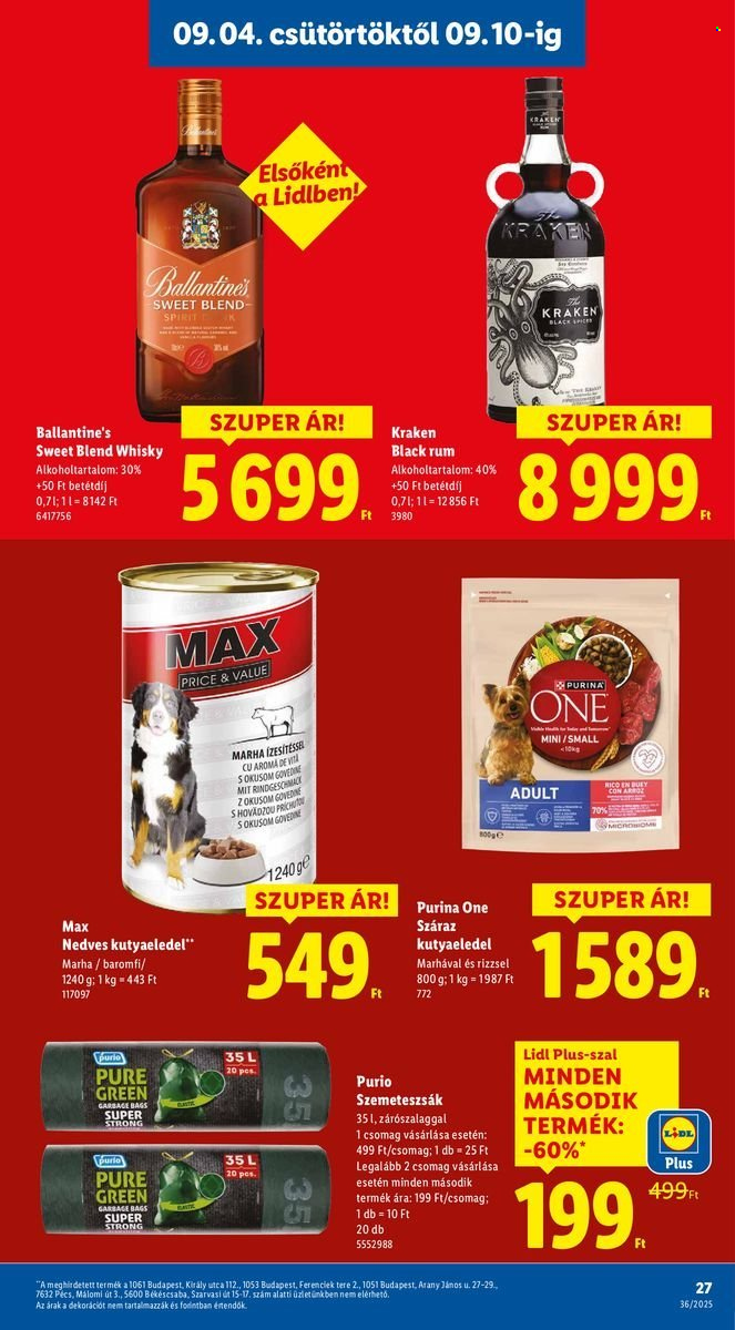 Lidl akciós újságok - 2025.09.04 - 2025.09.10. Oldal 27