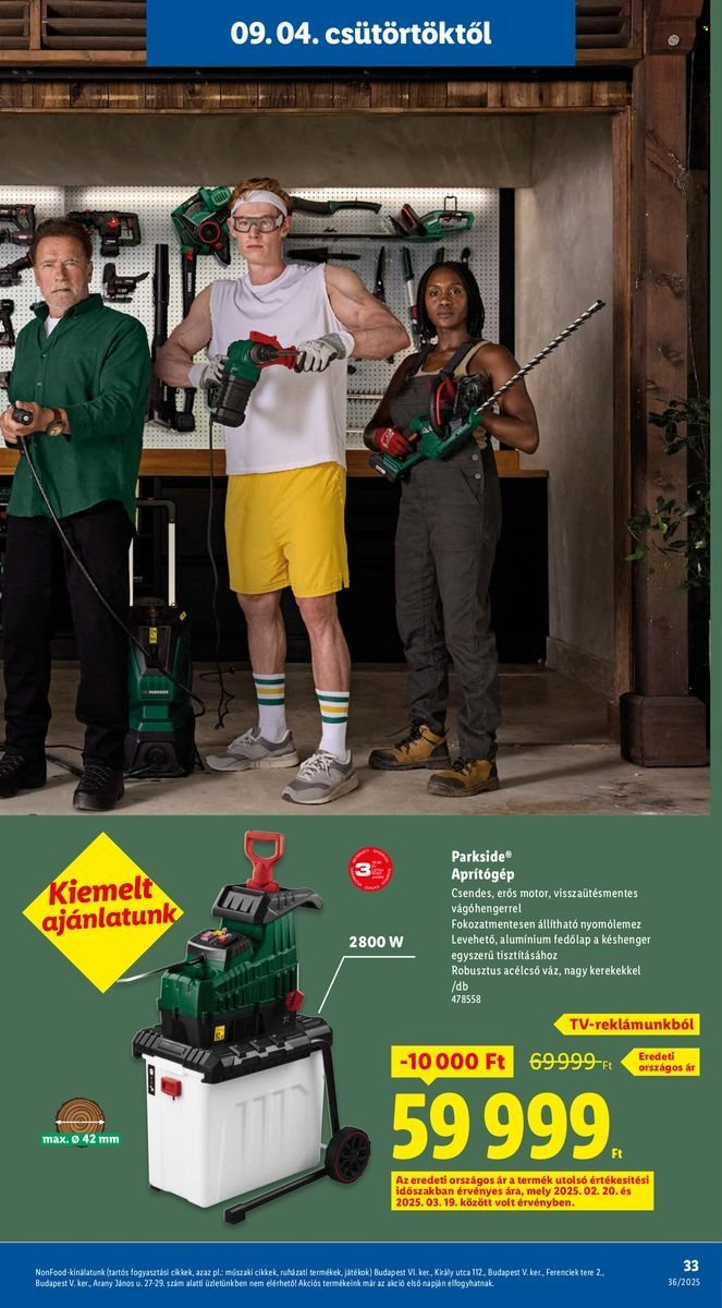 Lidl akciós újságok - 2025.09.04 - 2025.09.10. Oldal 33