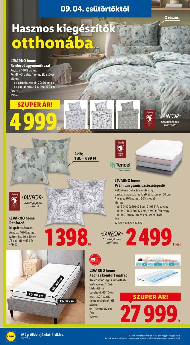Lidl akciós újságok - 2025.09.04 - 2025.09.10. Oldal 36