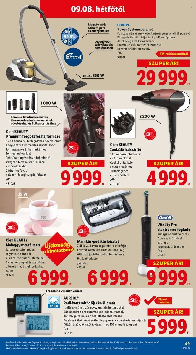 Lidl akciós újságok - 2025.09.04 - 2025.09.10. Oldal 49