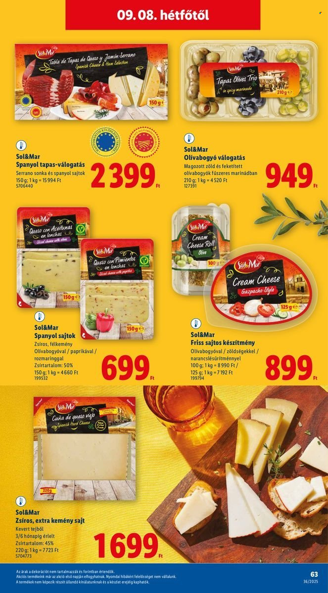 Lidl akciós újságok - 2025.09.04 - 2025.09.10. Oldal 63