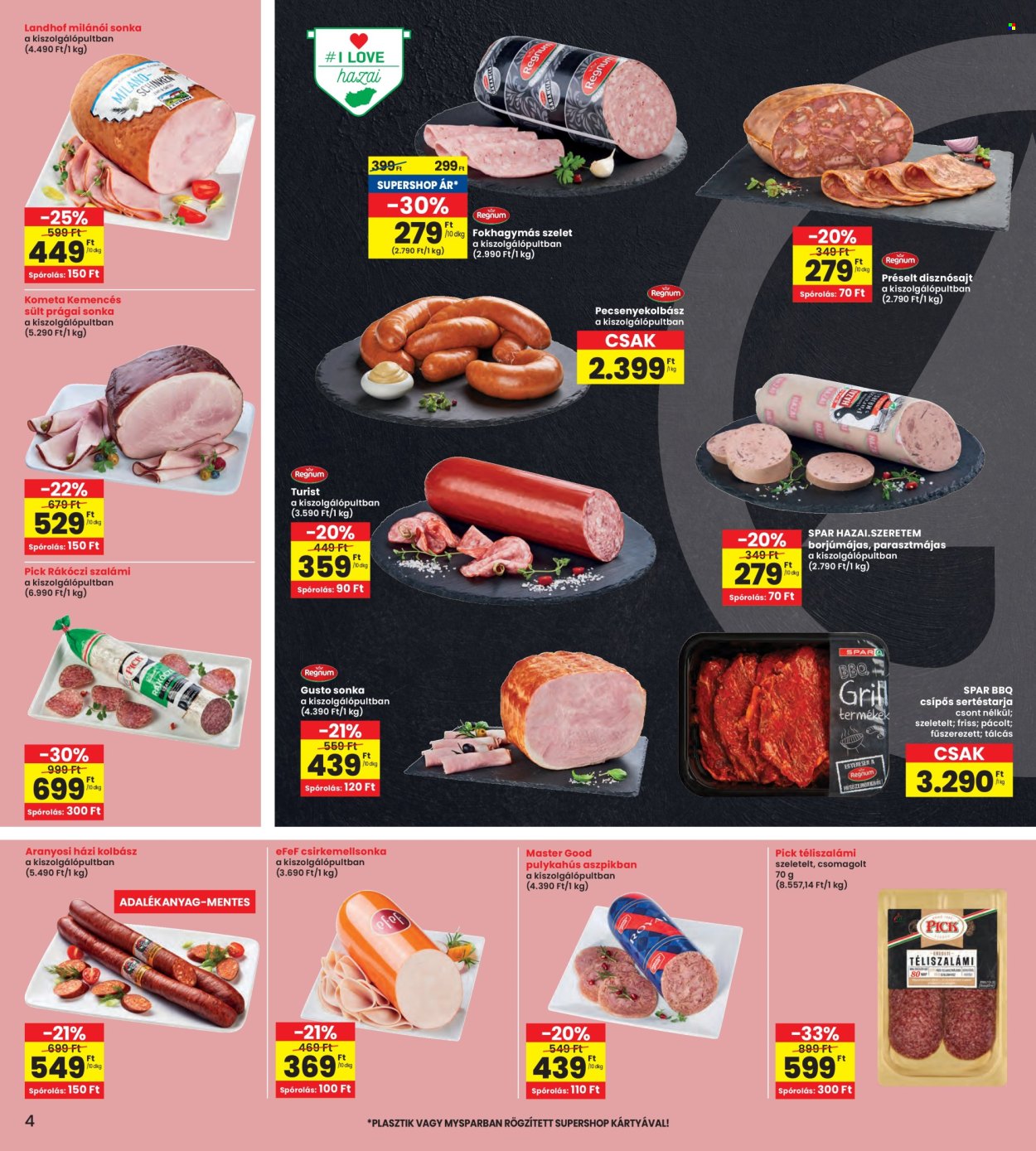 INTERSPAR akciós újságok - 2025.09.04 - 2025.09.10. Oldal 4