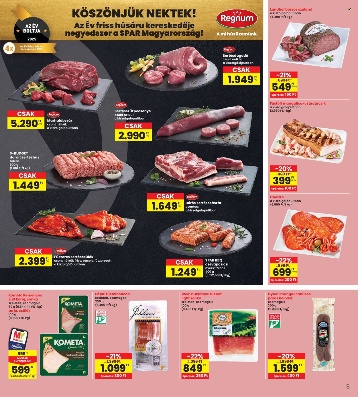 INTERSPAR akciós újságok - 2025.09.04 - 2025.09.10. Oldal 5