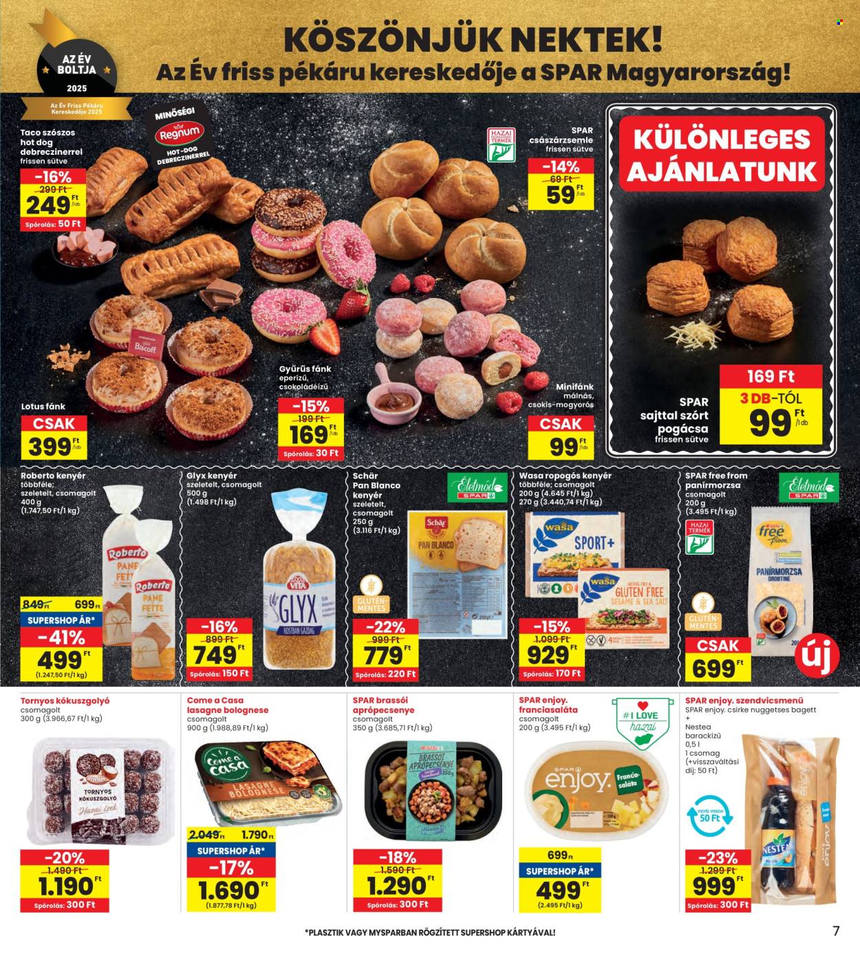INTERSPAR akciós újságok - 2025.09.04 - 2025.09.10. Oldal 7
