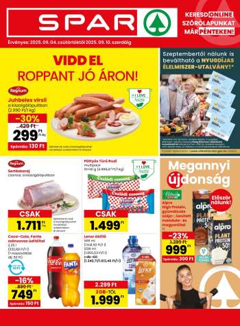 Újság SPAR - 2025.09.04 - 2025.09.10.