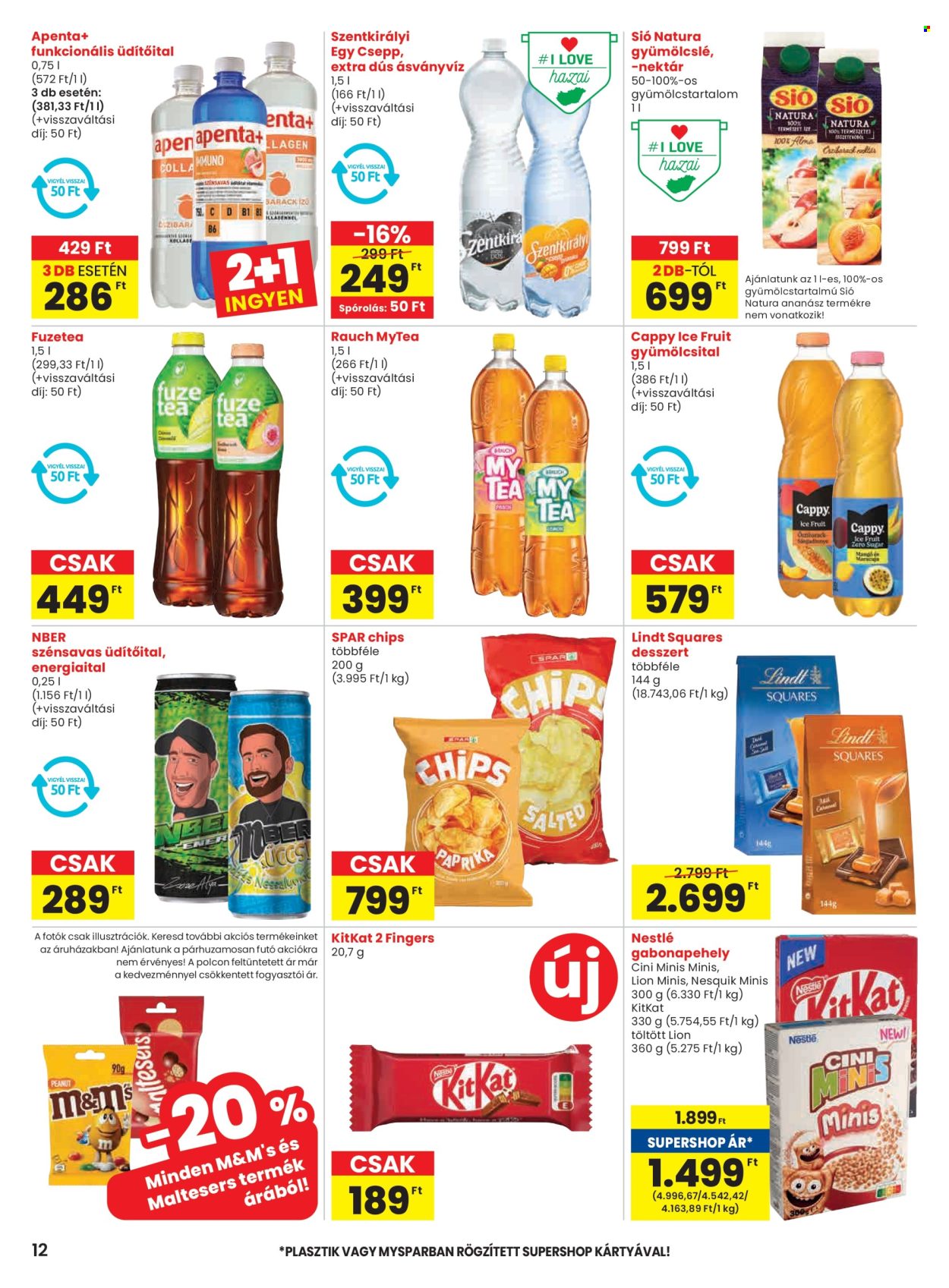 SPAR akciós újságok - 2025.09.04 - 2025.09.10. Oldal 12