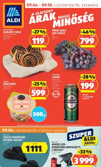 Újság Aldi - 2025.09.04 - 2025.09.10.