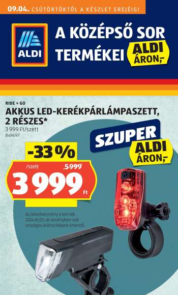 Újság Aldi - 2025.09.04 - 2025.09.10.