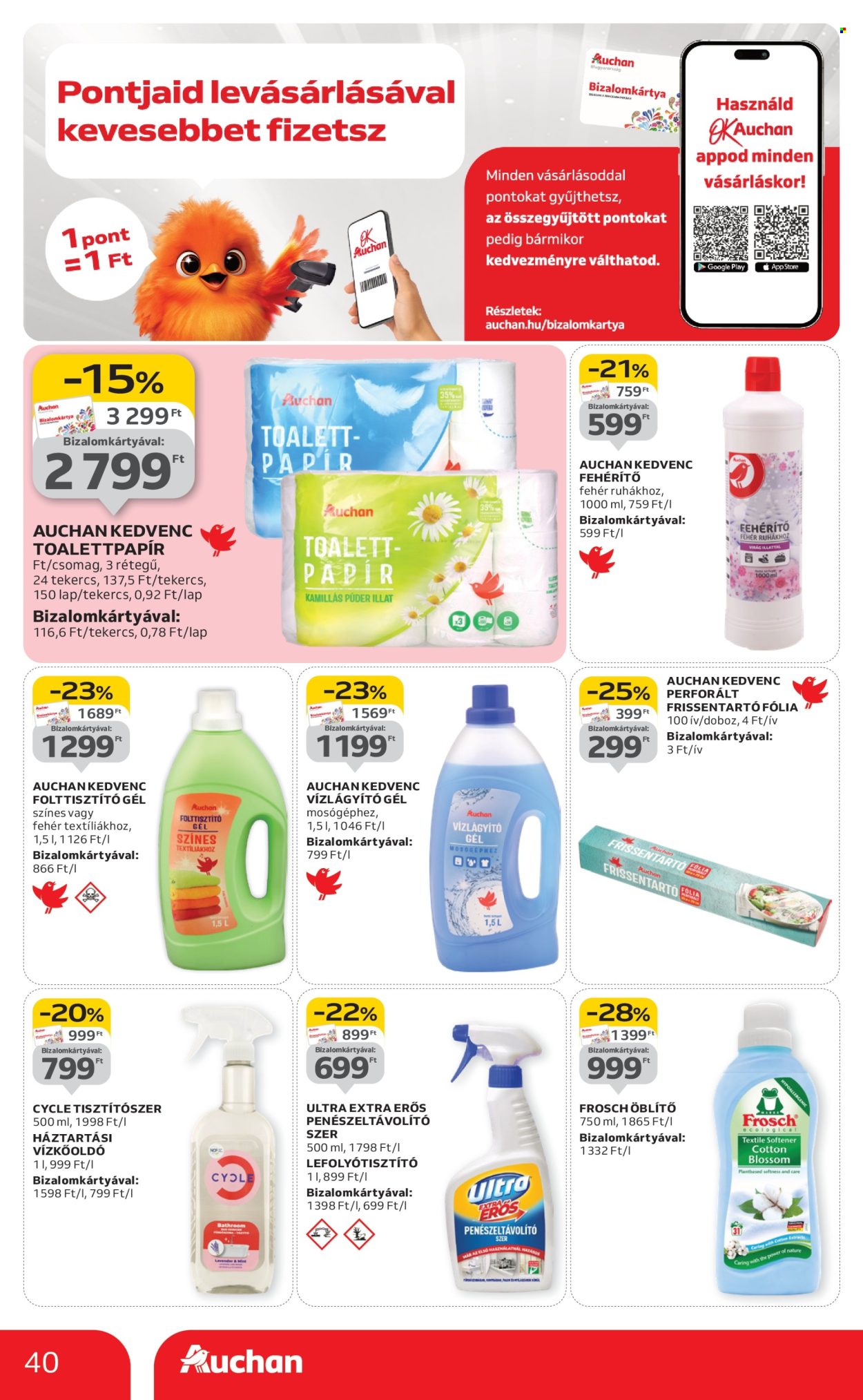 Auchan akciós újságok - 2025.09.04 - 2025.09.10. Oldal 40