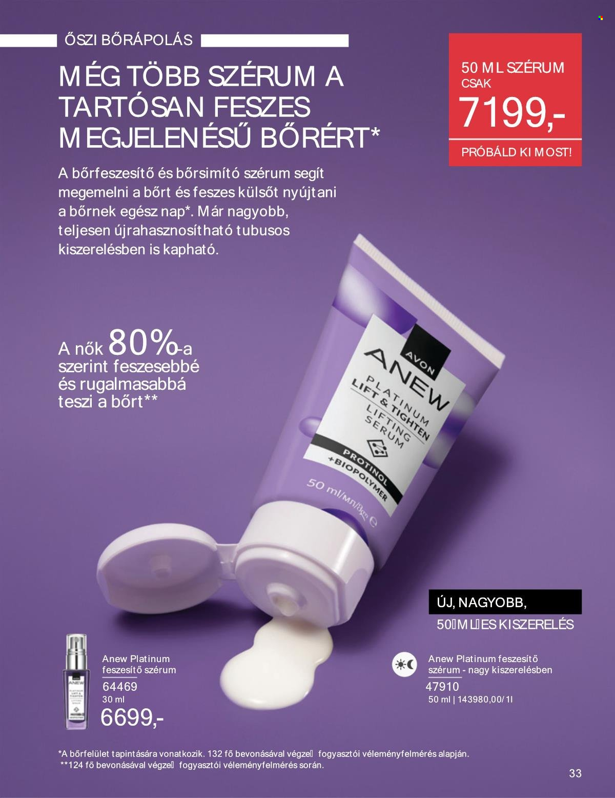 Avon akciós újságok - 2025.09.01 - 2025.09.30. Oldal 33