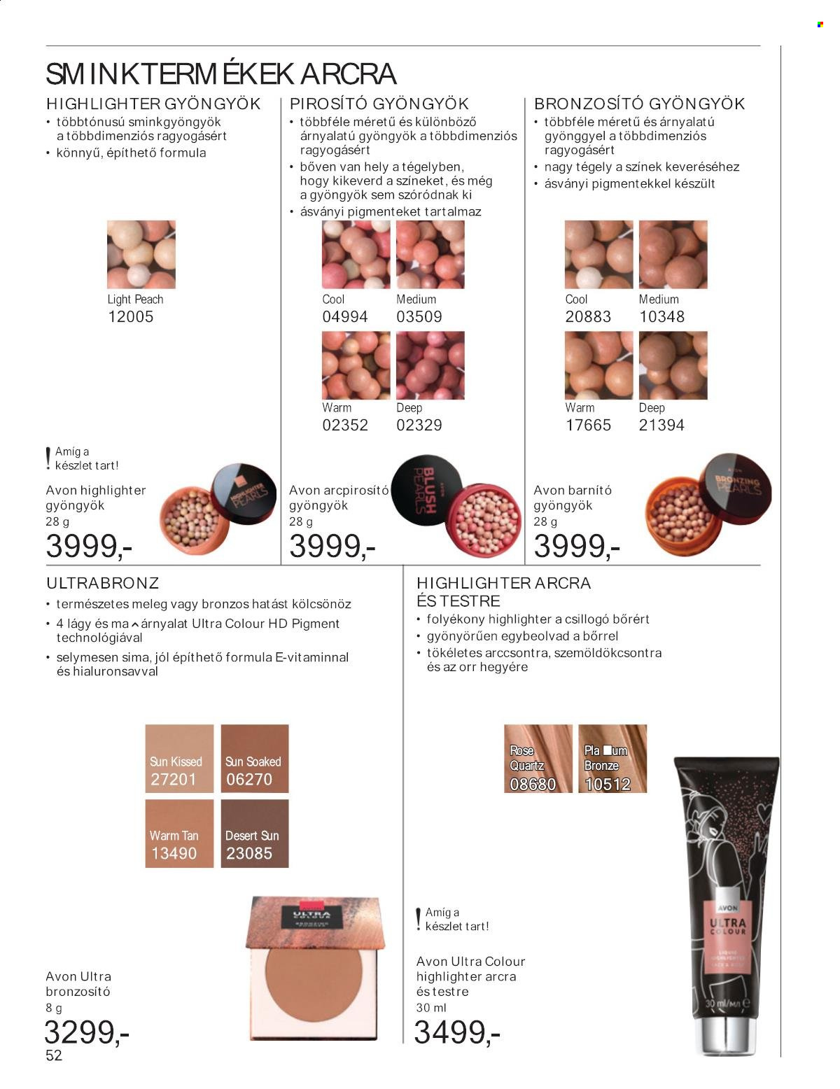 Avon akciós újságok - 2025.09.01 - 2025.09.30. Oldal 52