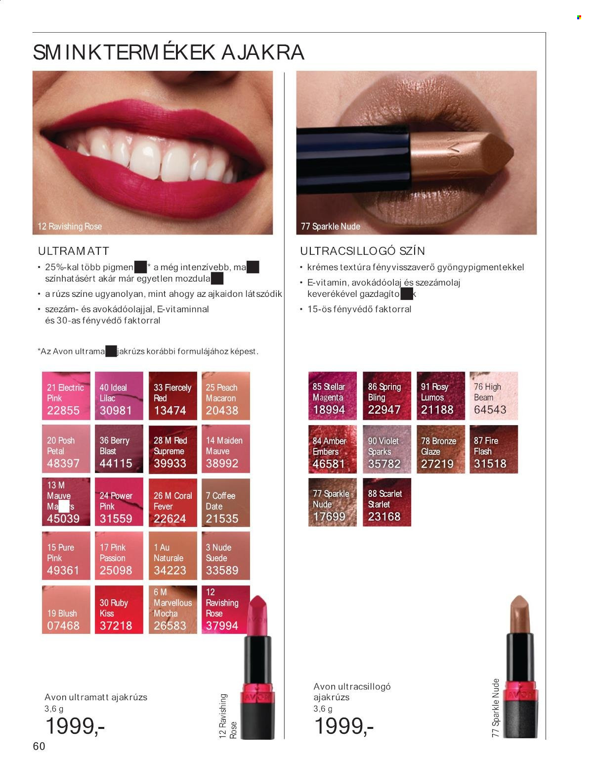 Avon akciós újságok - 2025.09.01 - 2025.09.30. Oldal 60