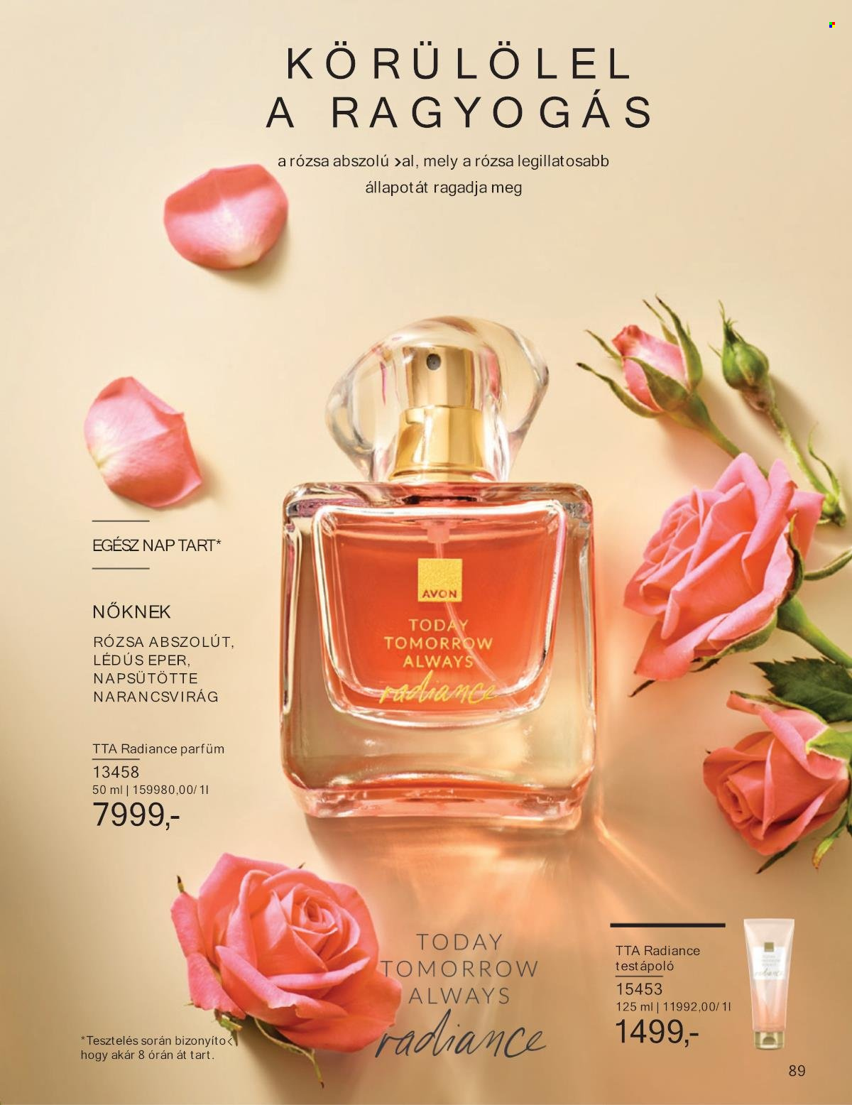 Avon akciós újságok - 2025.09.01 - 2025.09.30. Oldal 89