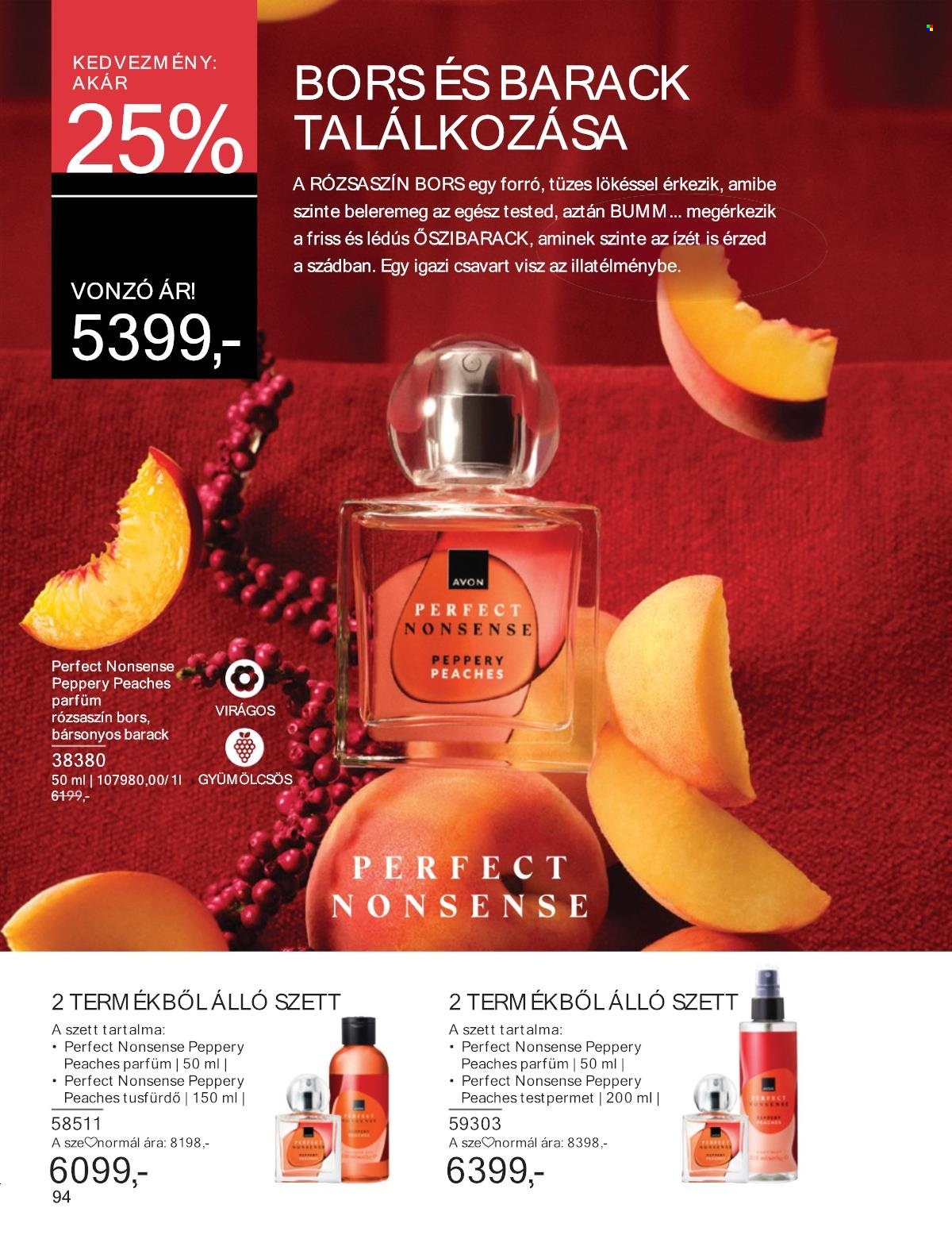 Avon akciós újságok - 2025.09.01 - 2025.09.30. Oldal 94