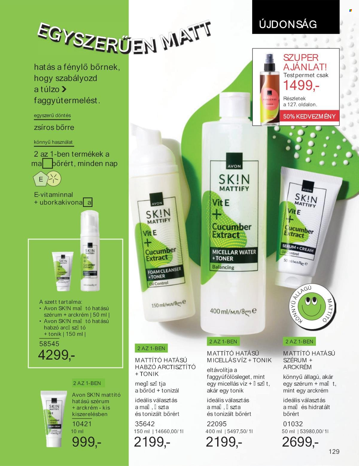 Avon akciós újságok - 2025.09.01 - 2025.09.30. Oldal 129