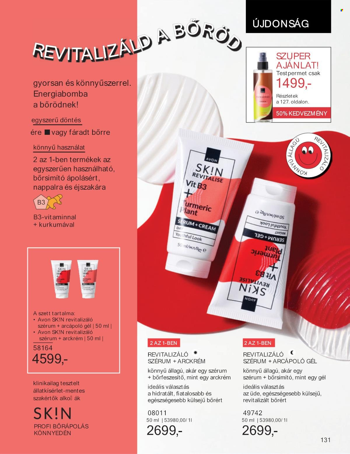 Avon akciós újságok - 2025.09.01 - 2025.09.30. Oldal 131