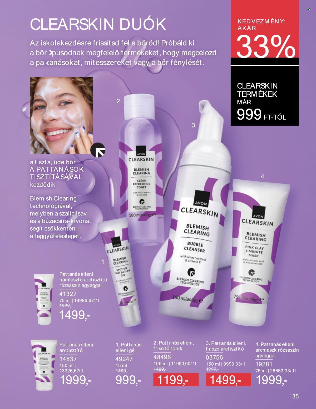 Avon akciós újságok - 2025.09.01 - 2025.09.30. Oldal 135