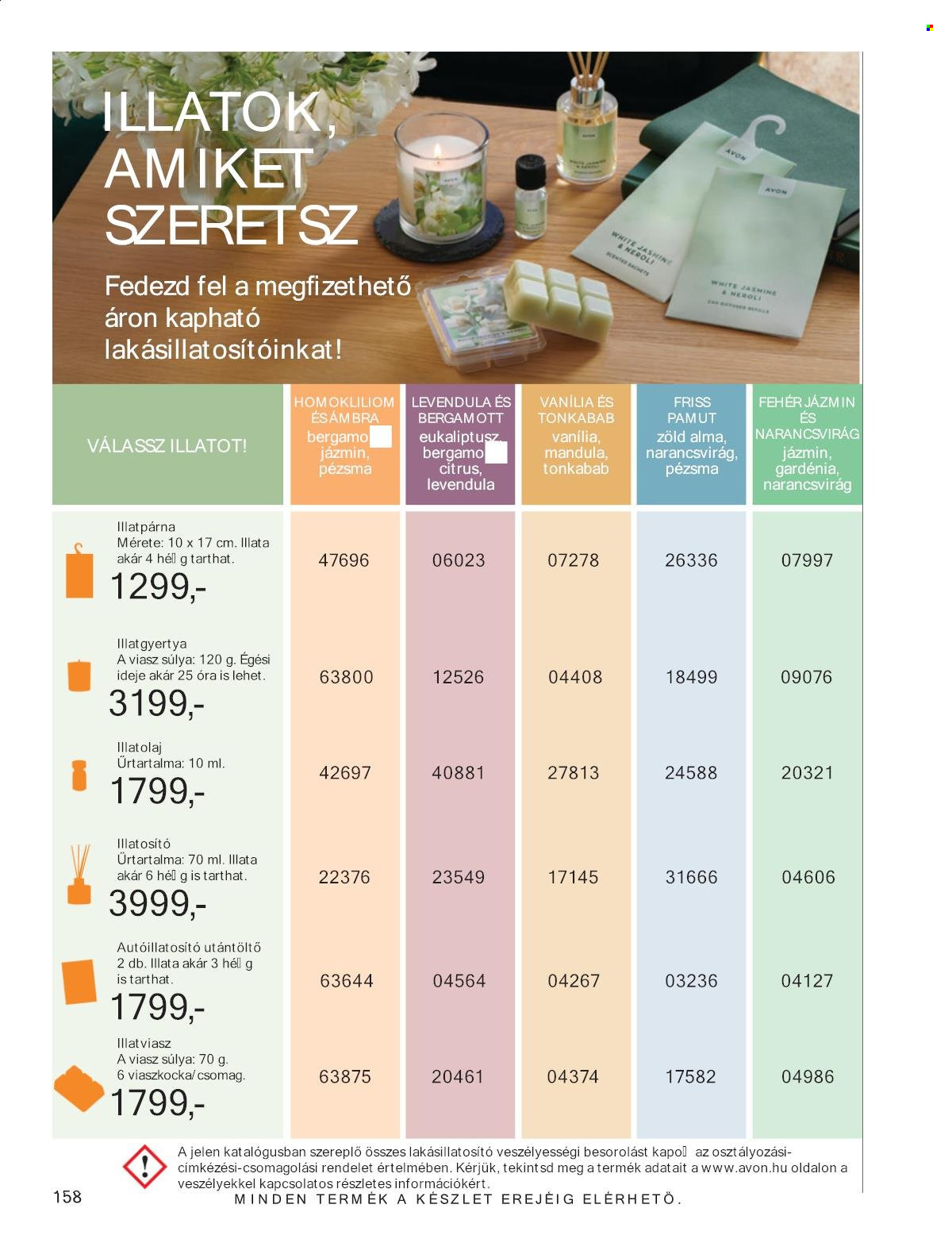 Avon akciós újságok - 2025.09.01 - 2025.09.30. Oldal 158