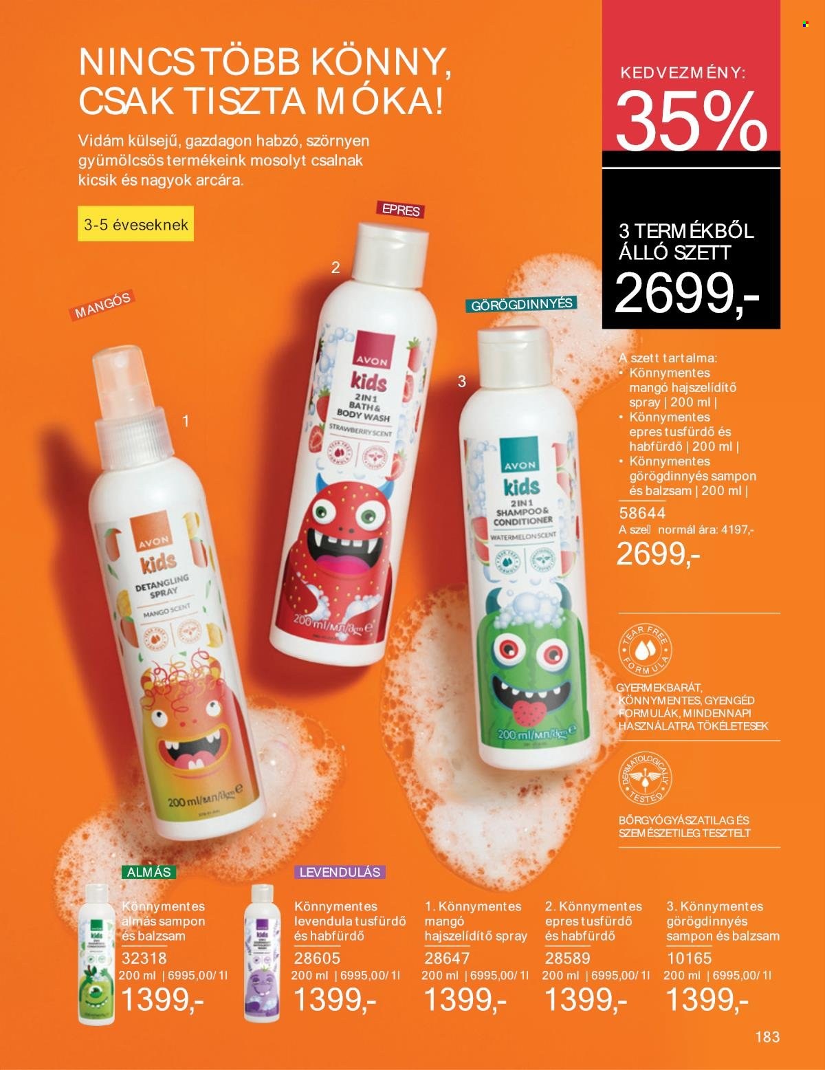 Avon akciós újságok - 2025.09.01 - 2025.09.30. Oldal 183