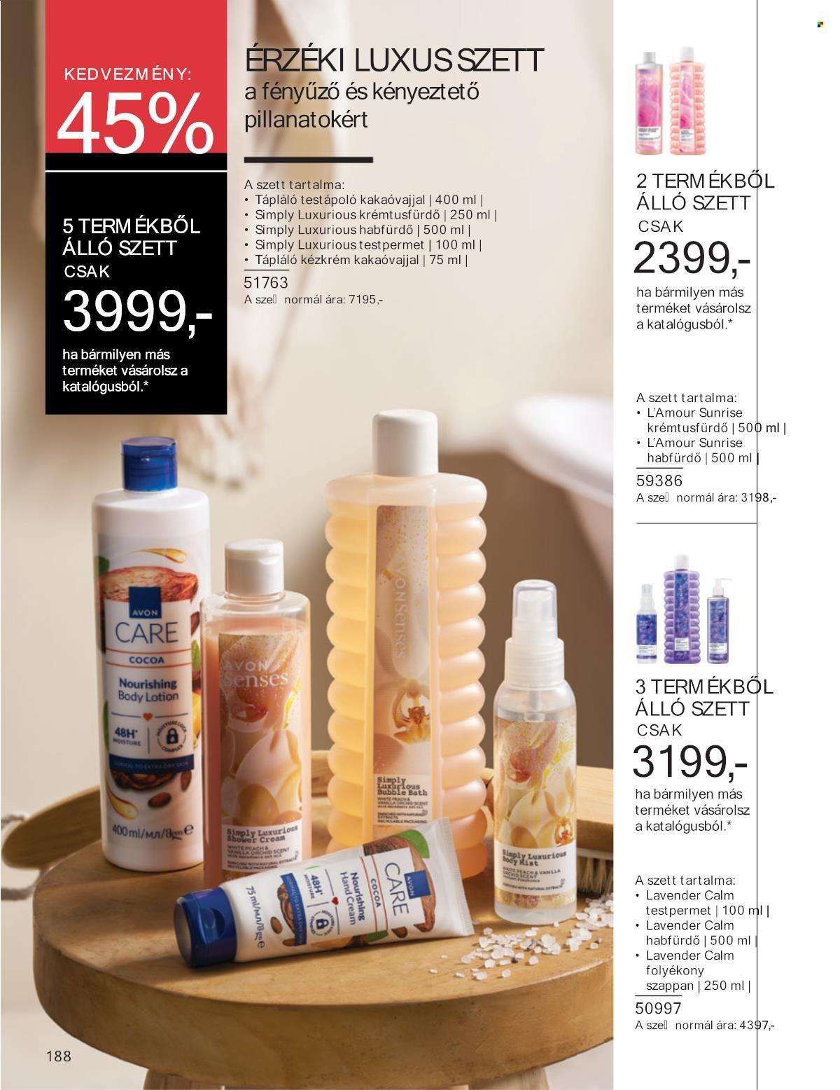 Avon akciós újságok - 2025.09.01 - 2025.09.30. Oldal 188