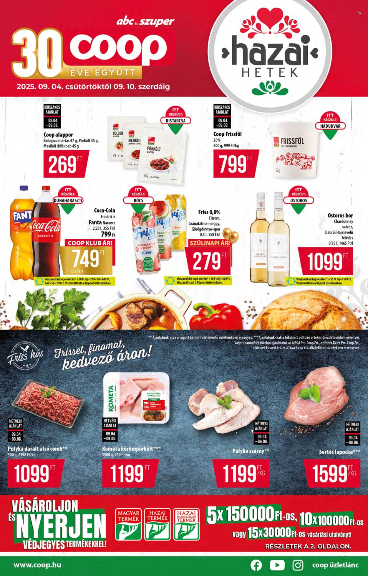 Coop akciós újságok - 2025.09.04 - 2025.09.10. Oldal 1