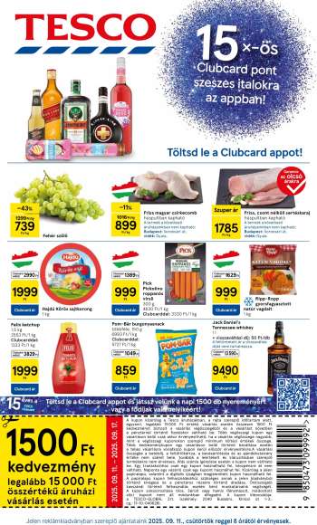 Újság TESCO - 2025.09.11 - 2025.09.17.