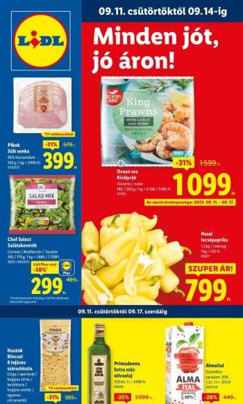 Újság Lidl - 2025.09.11 - 2025.09.17.