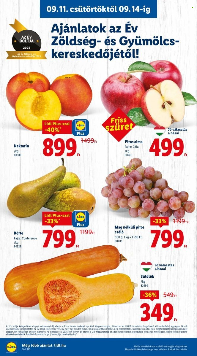 Lidl akciós újságok - 2025.09.11 - 2025.09.17. Oldal 8