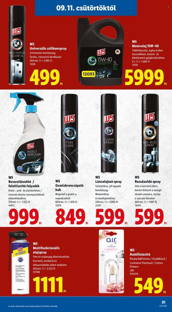 Lidl akciós újságok - 2025.09.11 - 2025.09.17. Oldal 25