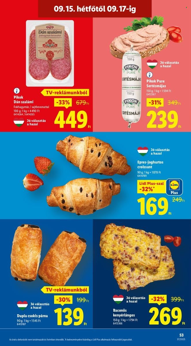 Lidl akciós újságok - 2025.09.11 - 2025.09.17. Oldal 53