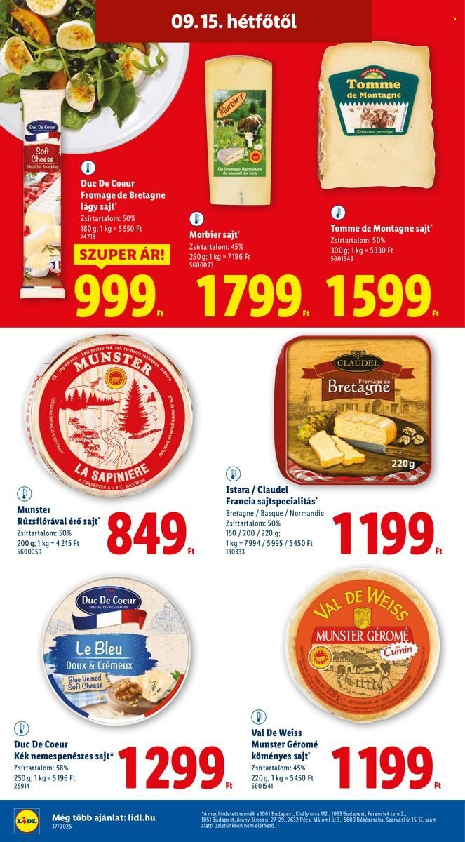 Lidl akciós újságok - 2025.09.11 - 2025.09.17. Oldal 58
