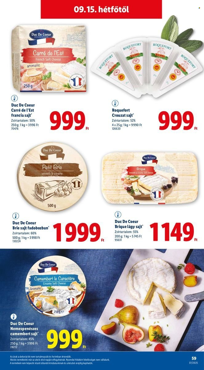 Lidl akciós újságok - 2025.09.11 - 2025.09.17. Oldal 59