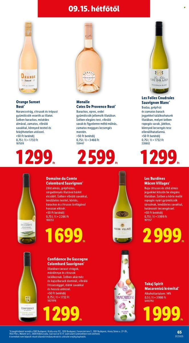 Lidl akciós újságok - 2025.09.11 - 2025.09.17. Oldal 65