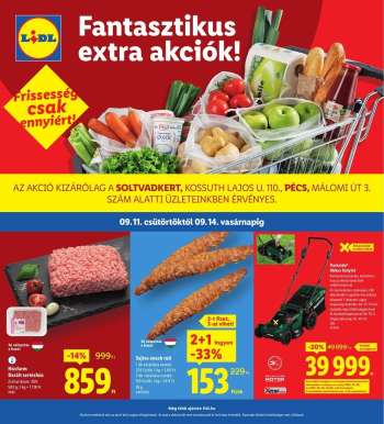 Újság Lidl - 2025.09.11 - 2025.09.14.