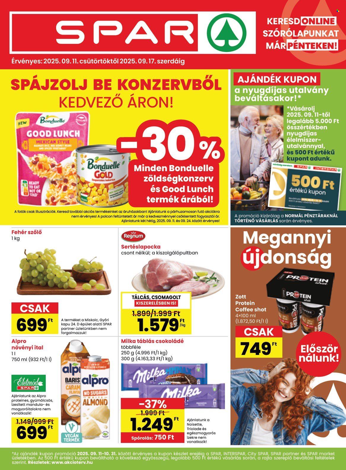 SPAR akciós újságok - 2025.09.11 - 2025.09.17. Oldal 1