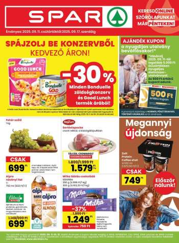 Újság SPAR - 2025.09.11 - 2025.09.17.