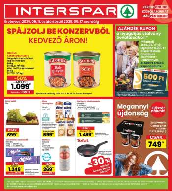 Újság INTERSPAR - 2025.09.11 - 2025.09.17.