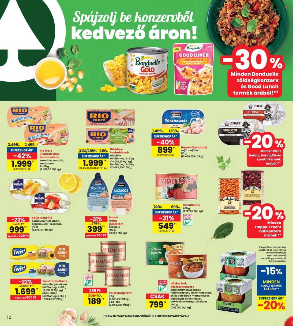 INTERSPAR akciós újságok - 2025.09.11 - 2025.09.17. Oldal 10