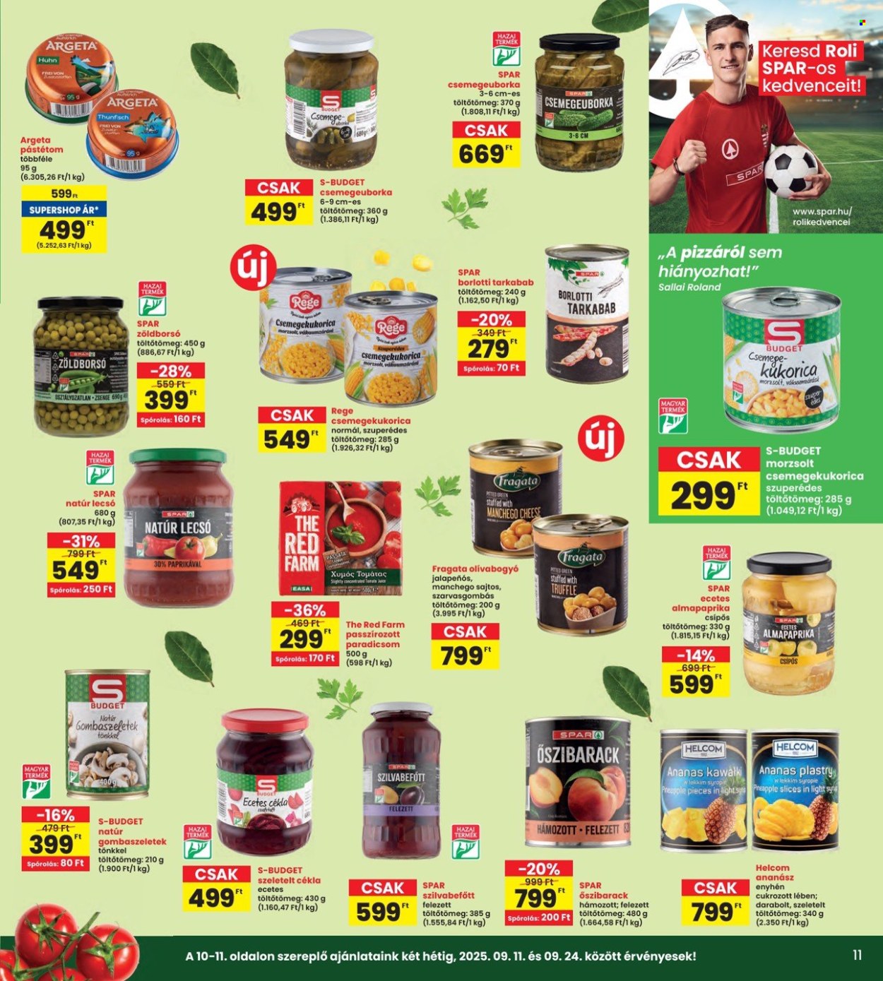 INTERSPAR akciós újságok - 2025.09.11 - 2025.09.17. Oldal 11