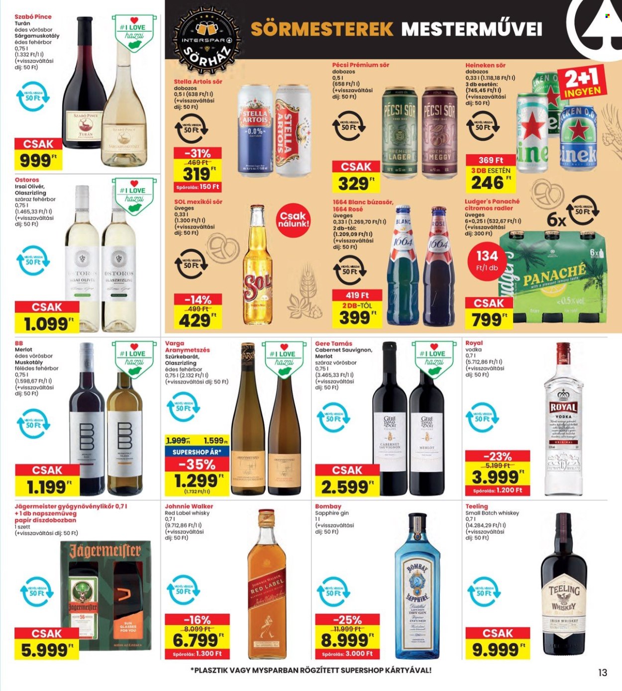 INTERSPAR akciós újságok - 2025.09.11 - 2025.09.17. Oldal 13