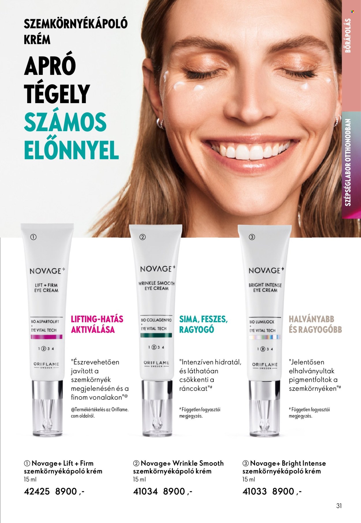 Oriflame akciós újságok - 2025.09.07 - 2025.09.30. Oldal 31