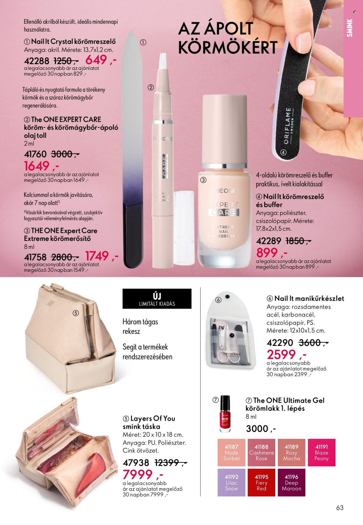 Oriflame akciós újságok - 2025.09.07 - 2025.09.30. Oldal 63