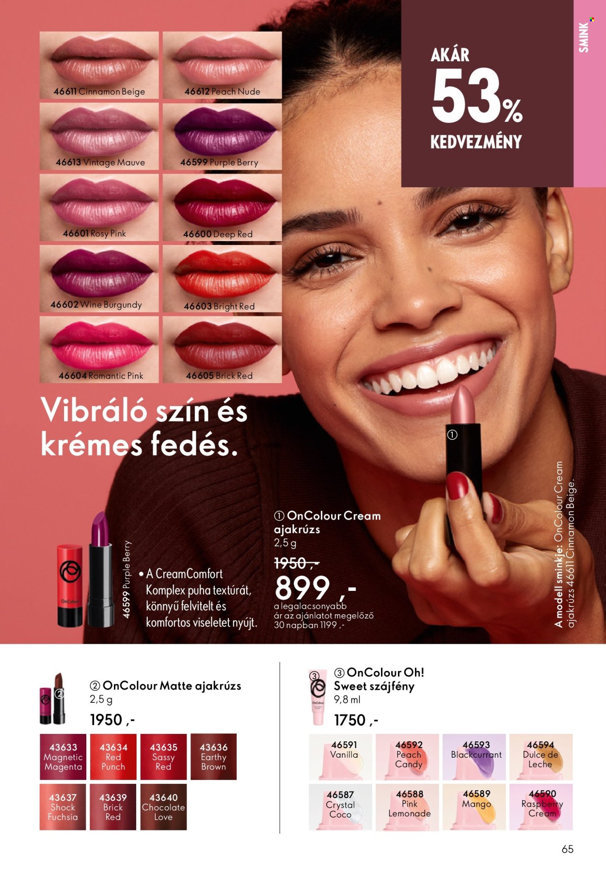 Oriflame akciós újságok - 2025.09.07 - 2025.09.30. Oldal 65