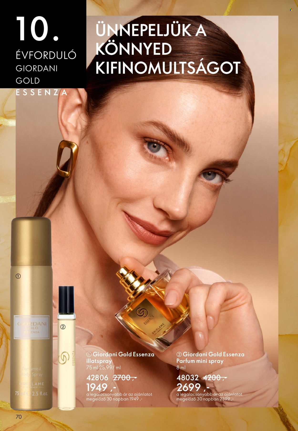 Oriflame akciós újságok - 2025.09.07 - 2025.09.30. Oldal 70